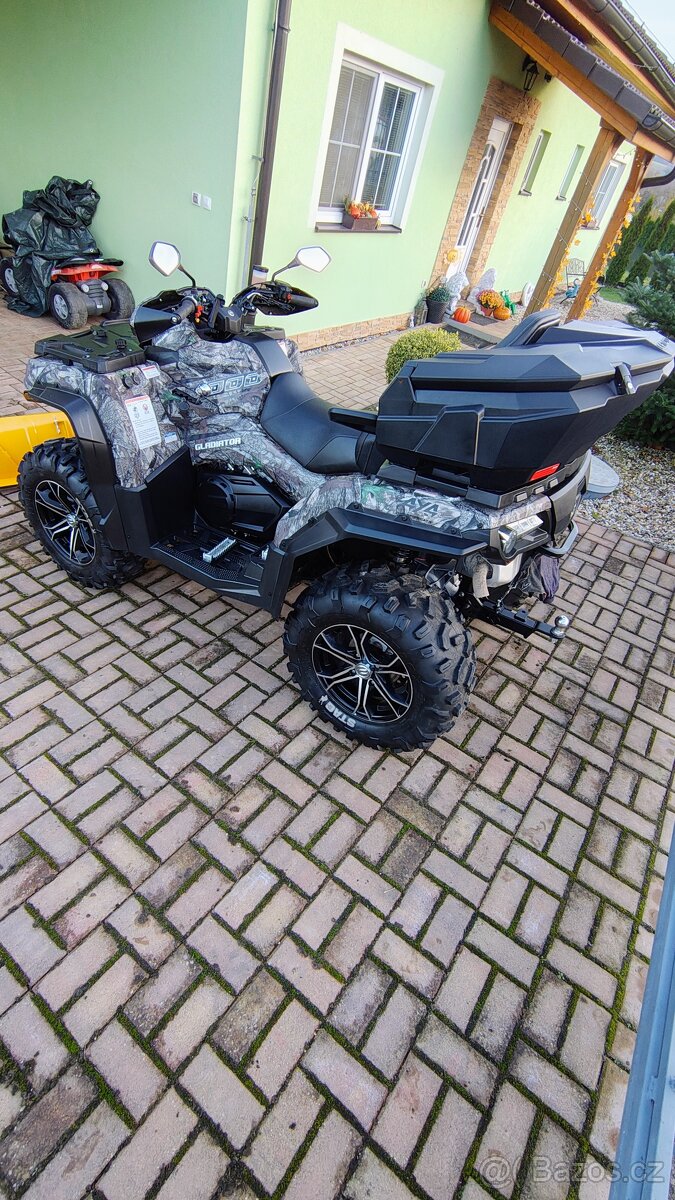 CF MOTO x1000 EPS, nová radlice na sních - 9