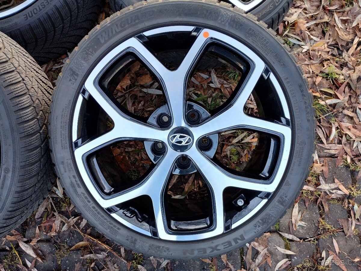 Originál ALU kola Hyundai i30N R18 + zimní pneu - 9