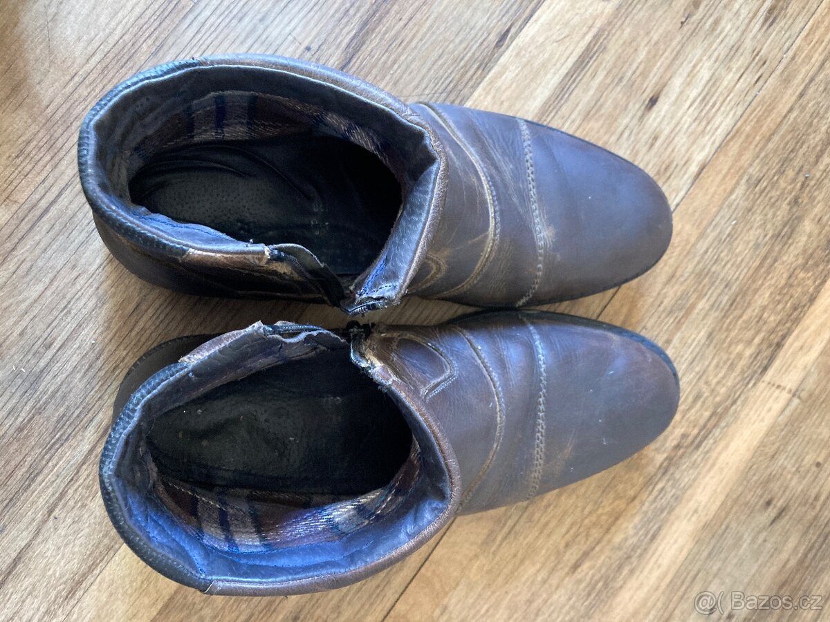 Zimní kožená obuv - 9