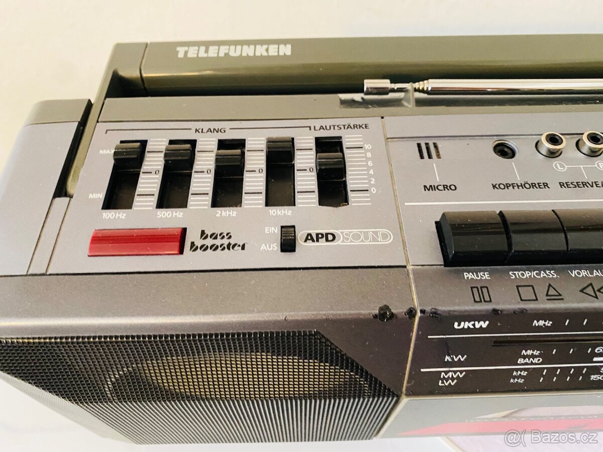 Radiomagnetofon Telefunken RC 760TS, rok 1989 - 9