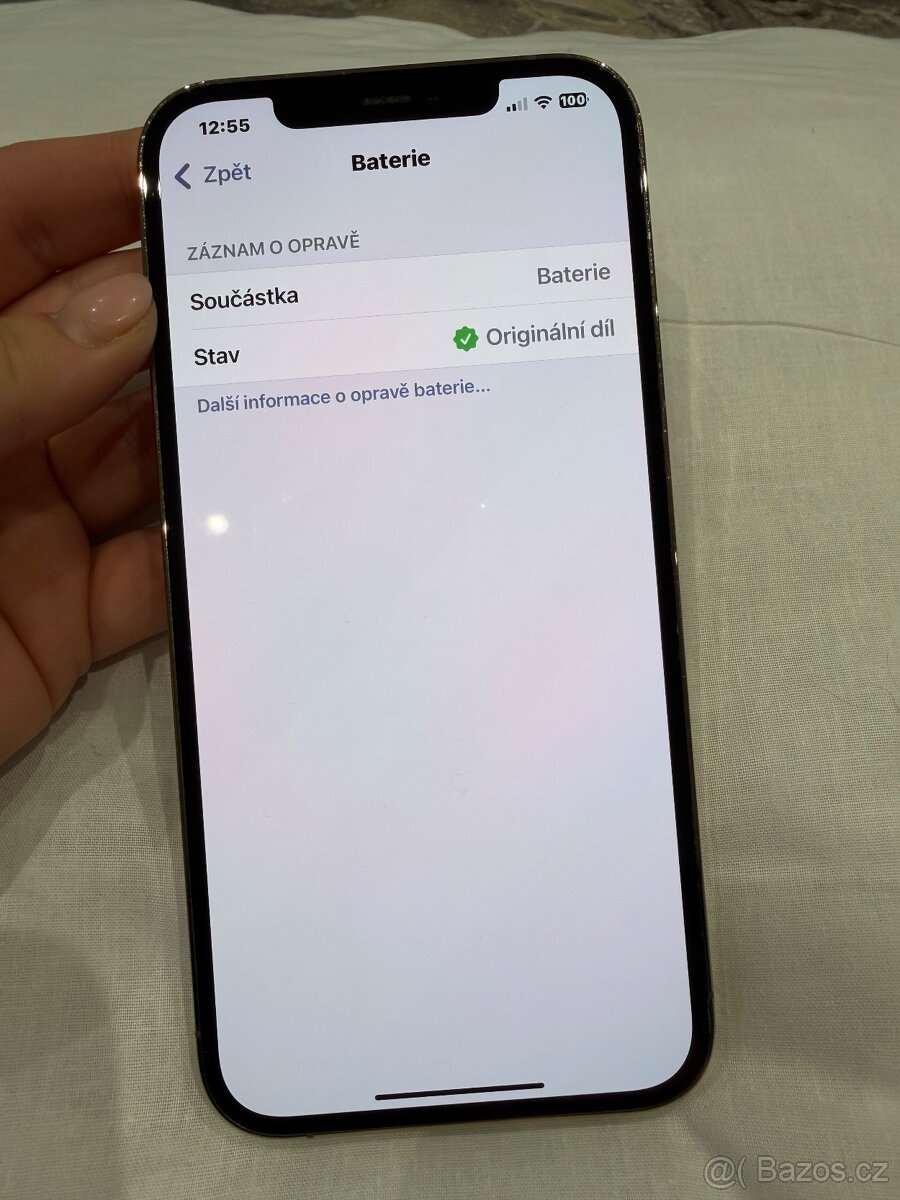 IPhone 12 Pro Max - 256GB - zlatý - super stav - 9