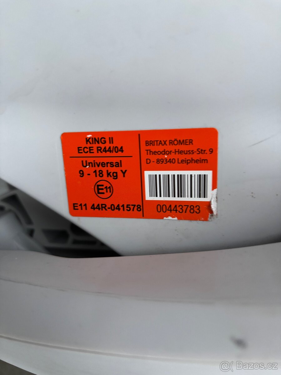 Autosedačka britax römer king - 9