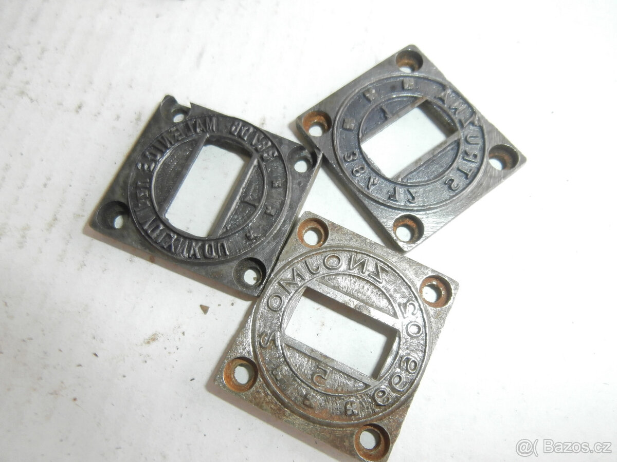 Prodám starší česká poštovní razítka - torza kus za 300 kč - 9