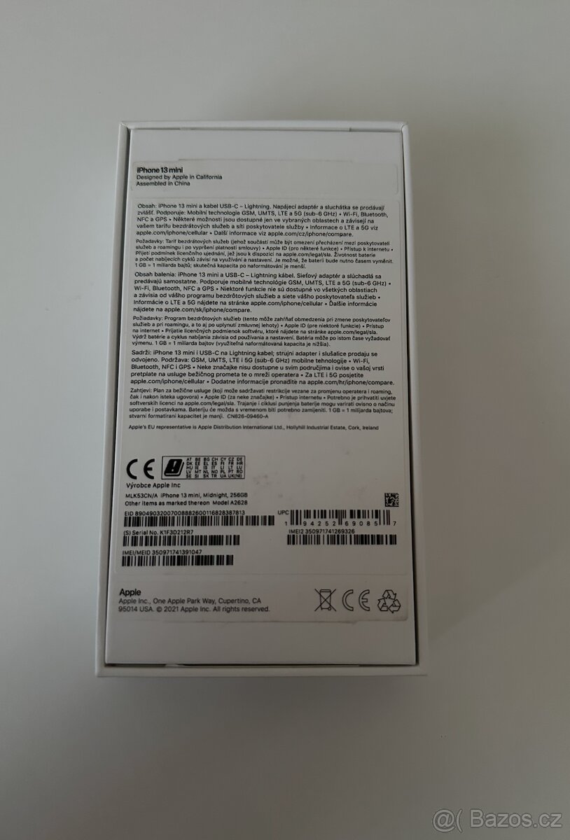 Iphone 13 mini, 256GB, SUPER STAV - 9