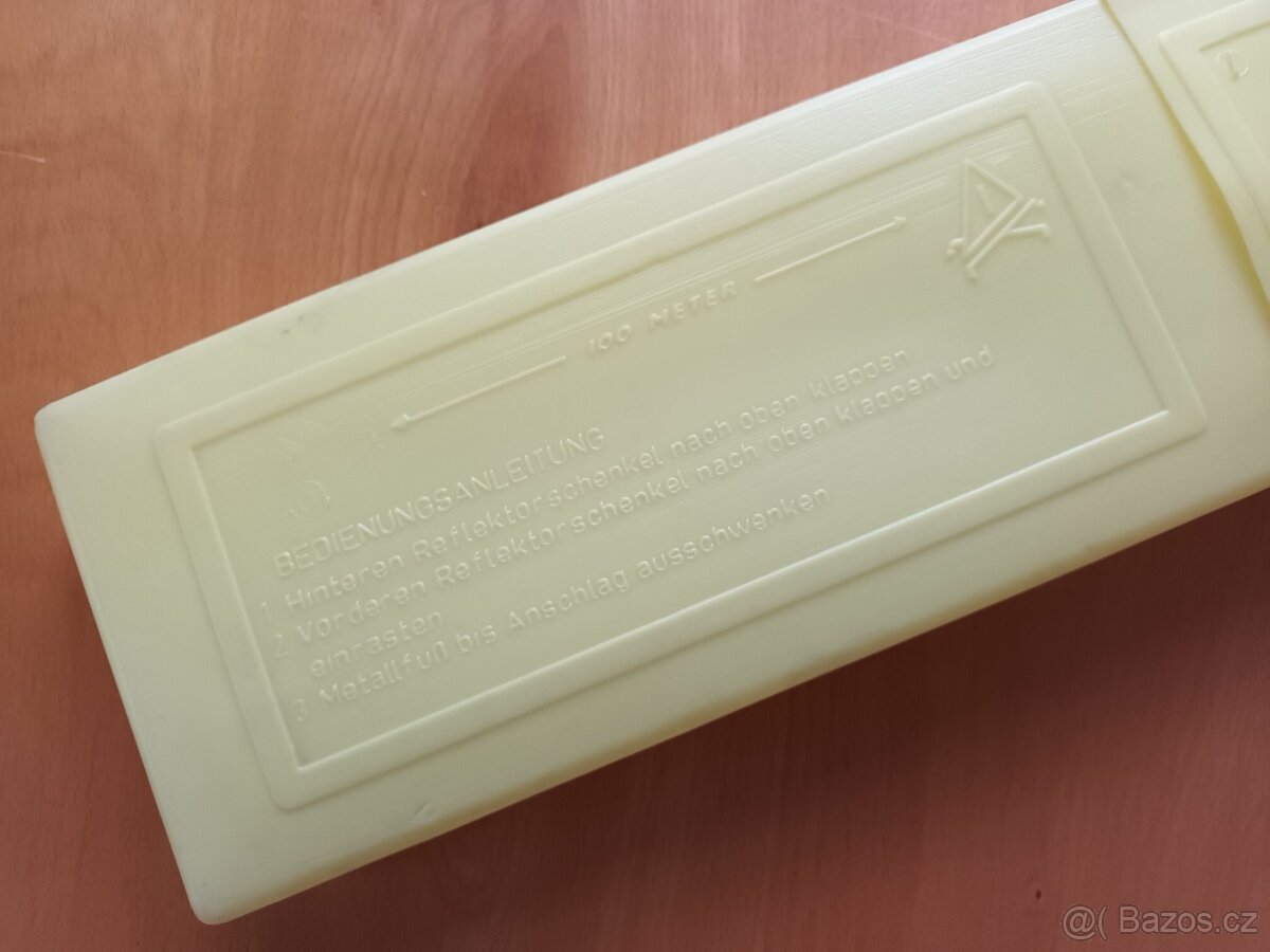 Výstražný trojúhelník s podstavcem 43 cm (těžký, stabilní) - 9