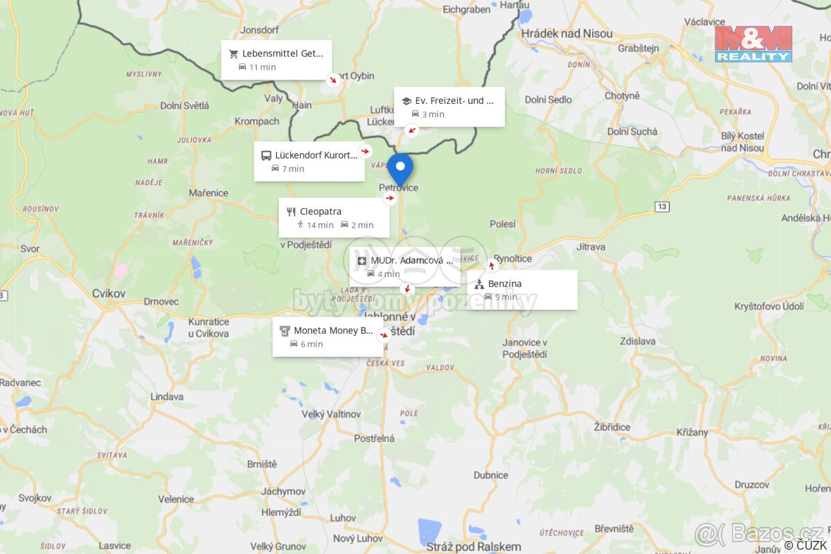 Prodej pozemku k bydlení v Jablonném v Podještědí - 9