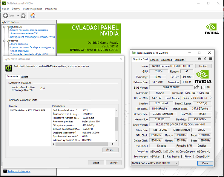 Palit Game Rock Premium NVidia RTX 2080 Super 8GB GDDR6 - 9
