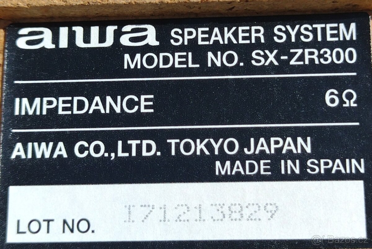 HiFi věž AIWA CX-ZR300EZ s original D.O. a 2 reprobednami - 9