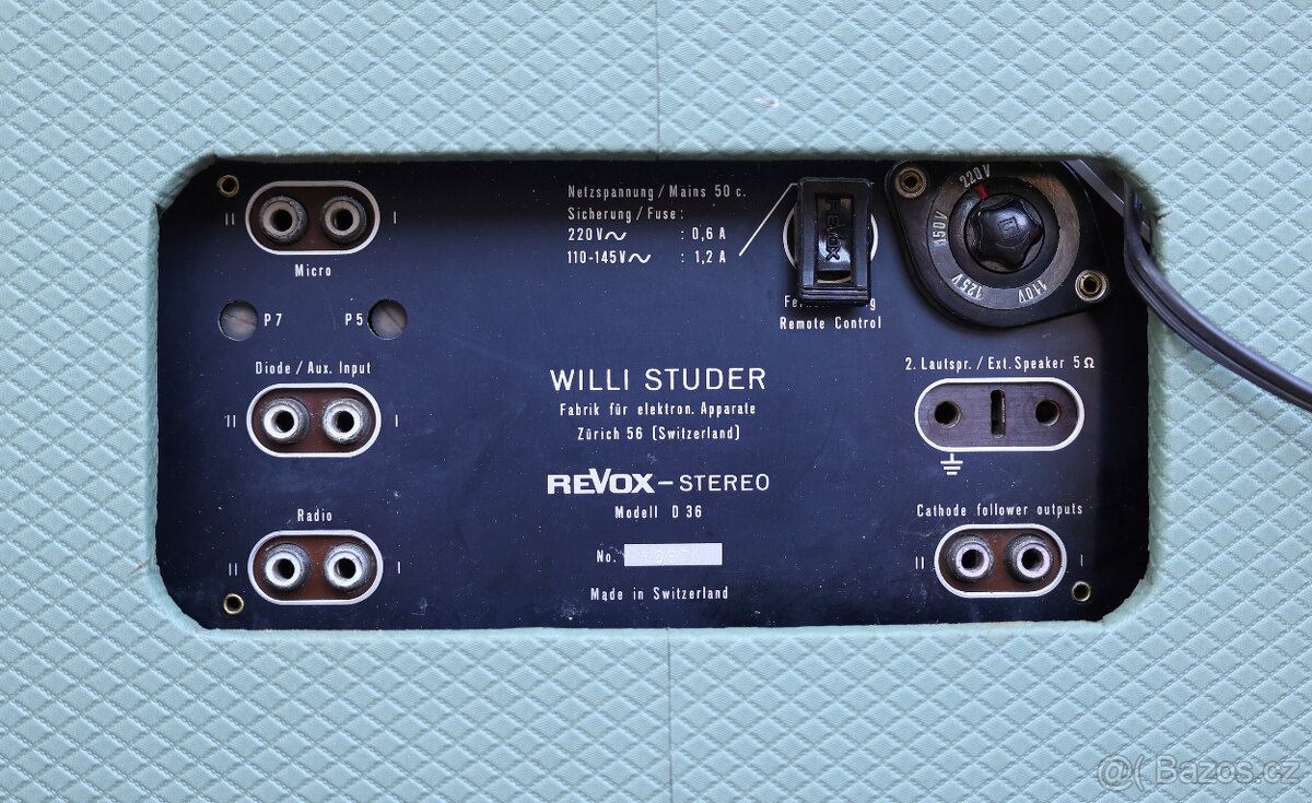 Revox - D36 - 2Track kotoučový magnetofon - 9