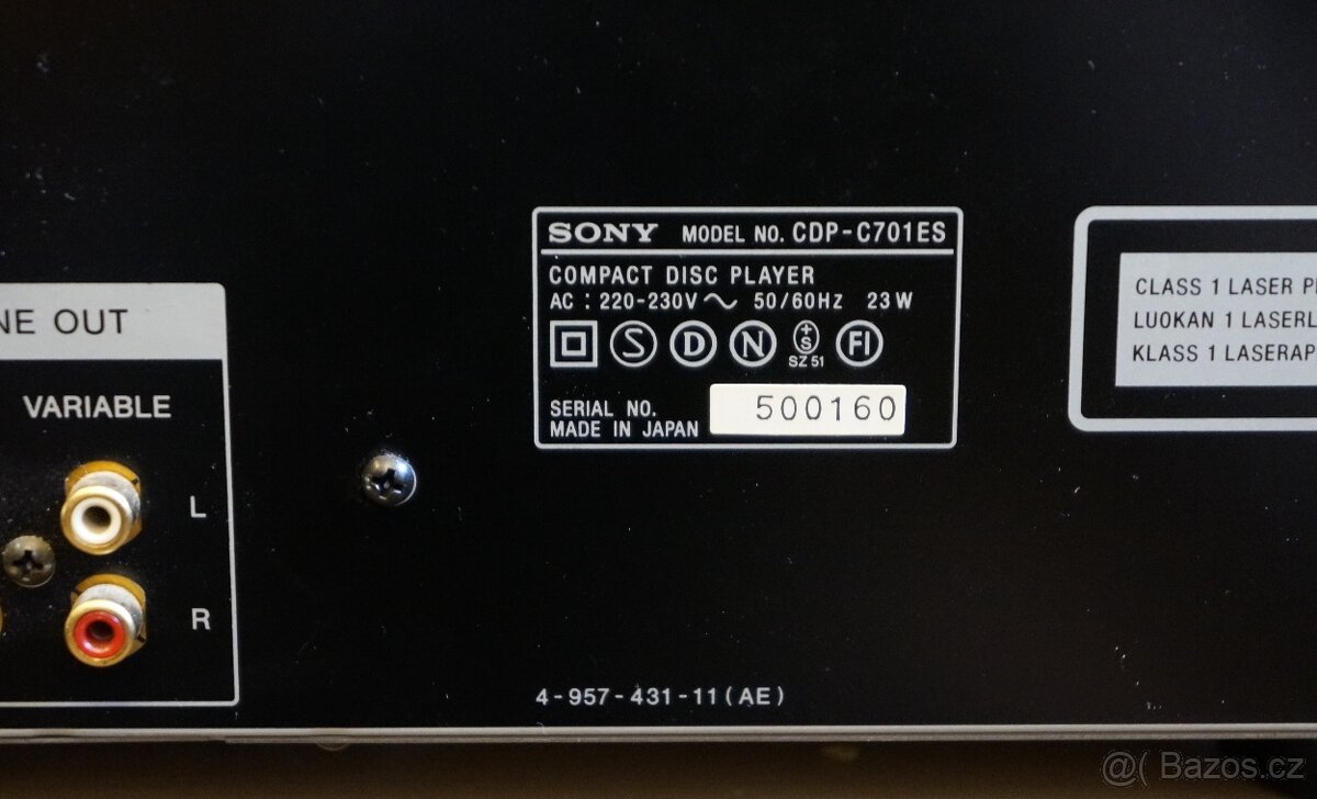 SONY HIGH -END CDP-C 701 ES - 9