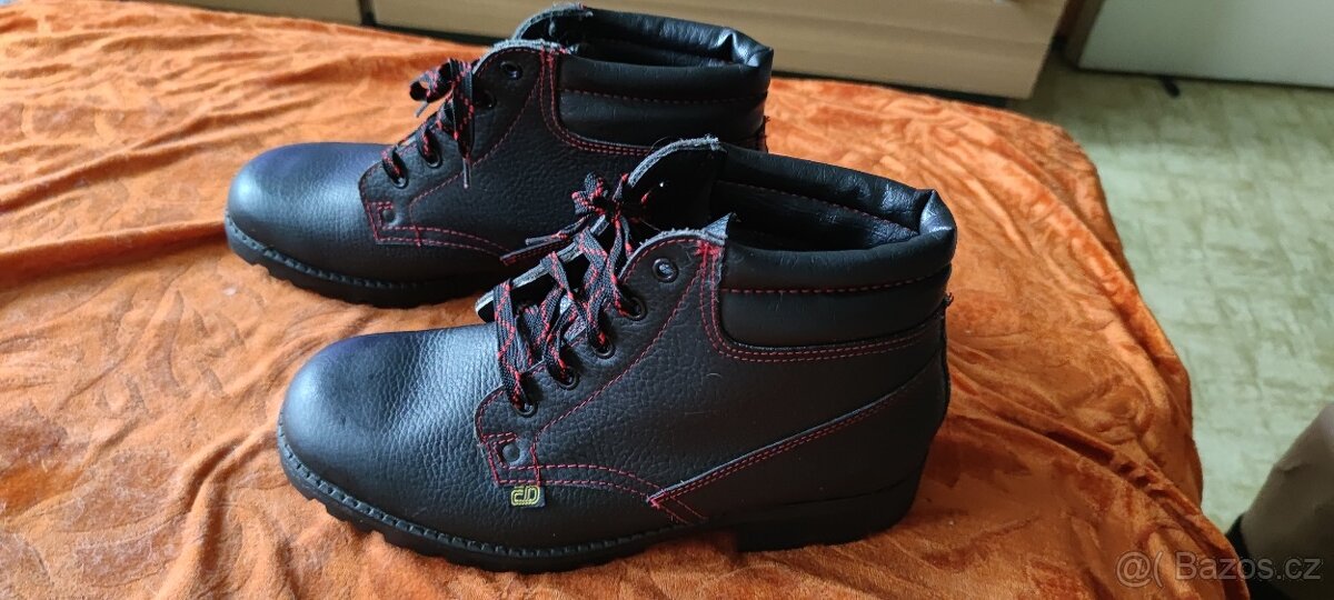 Kožené retro boty ČD - 9