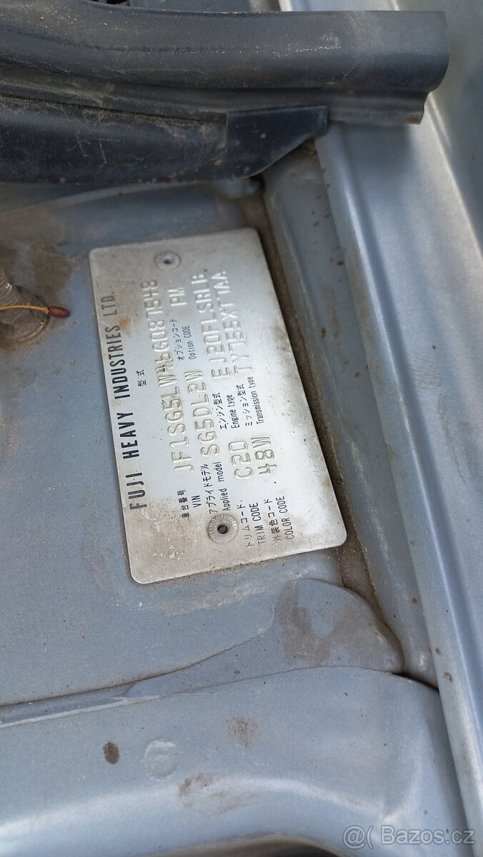 Subaru Forester 2007, 2,0R 116kw -Náhradní díly - 9