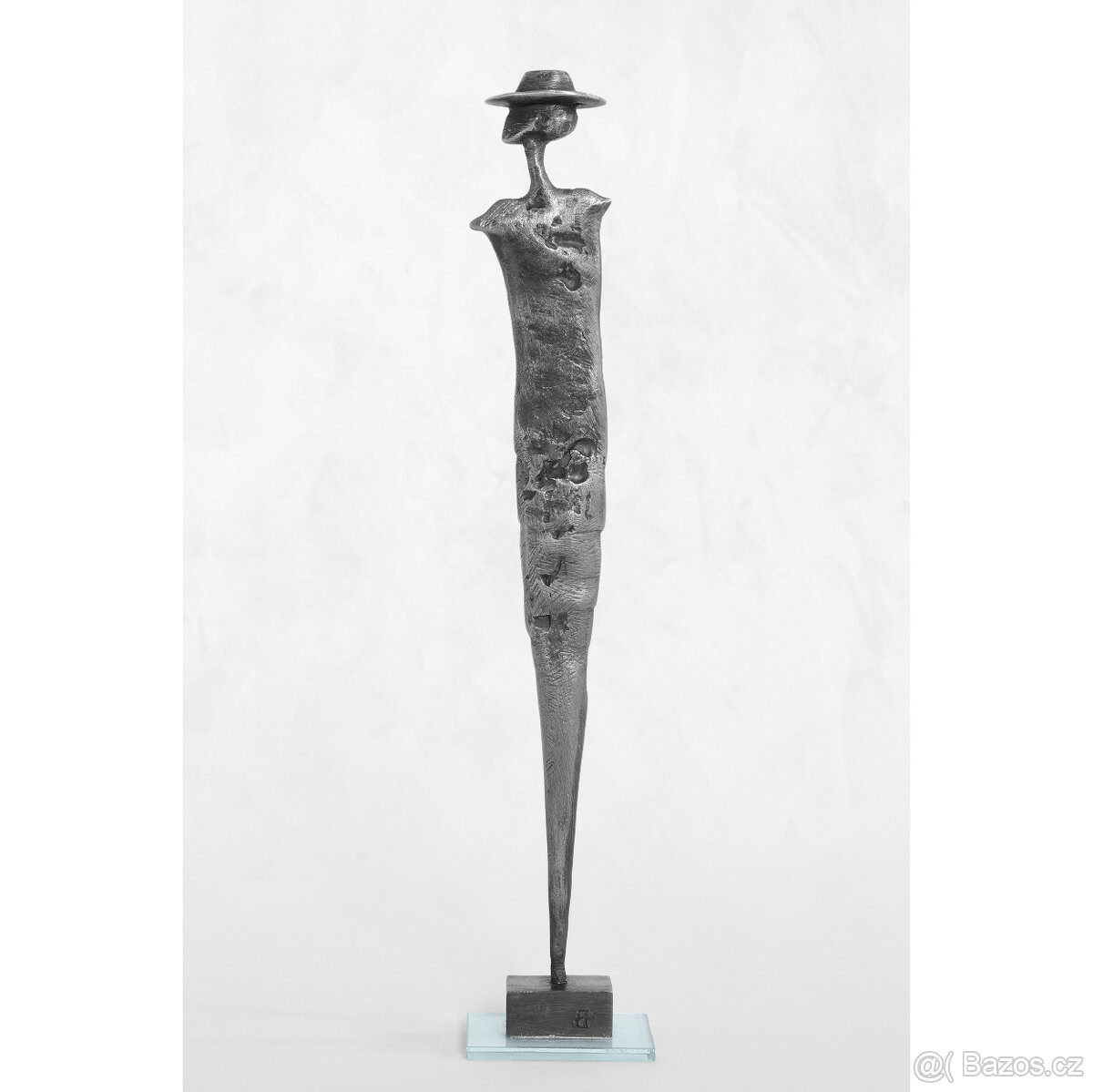 Svatební dar socha sochy svatba cín - Elegán a Dívka s copem - 9