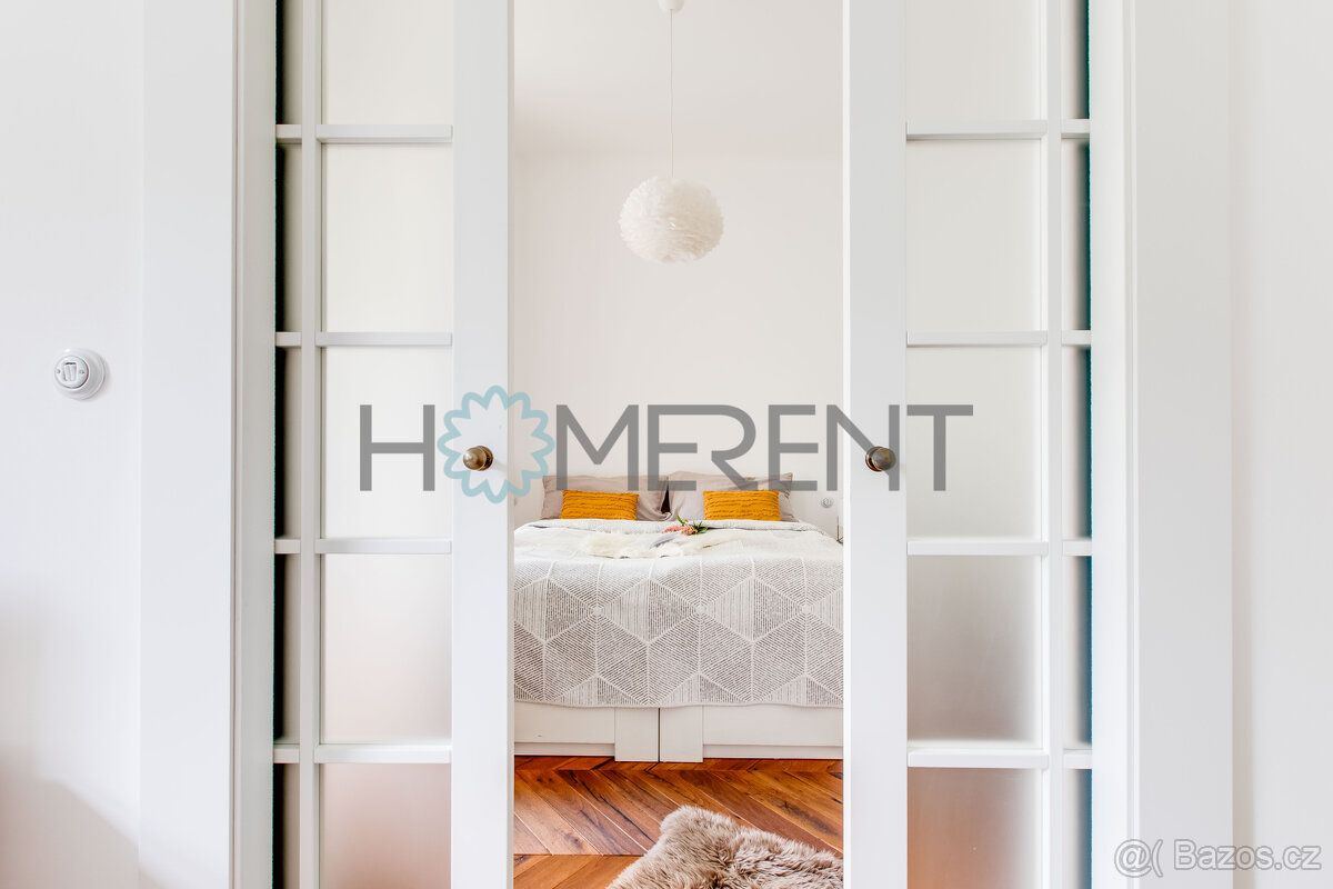 Stylový byt 2+kk s balkonem na Vinohradech - ulice Nitranská - 9