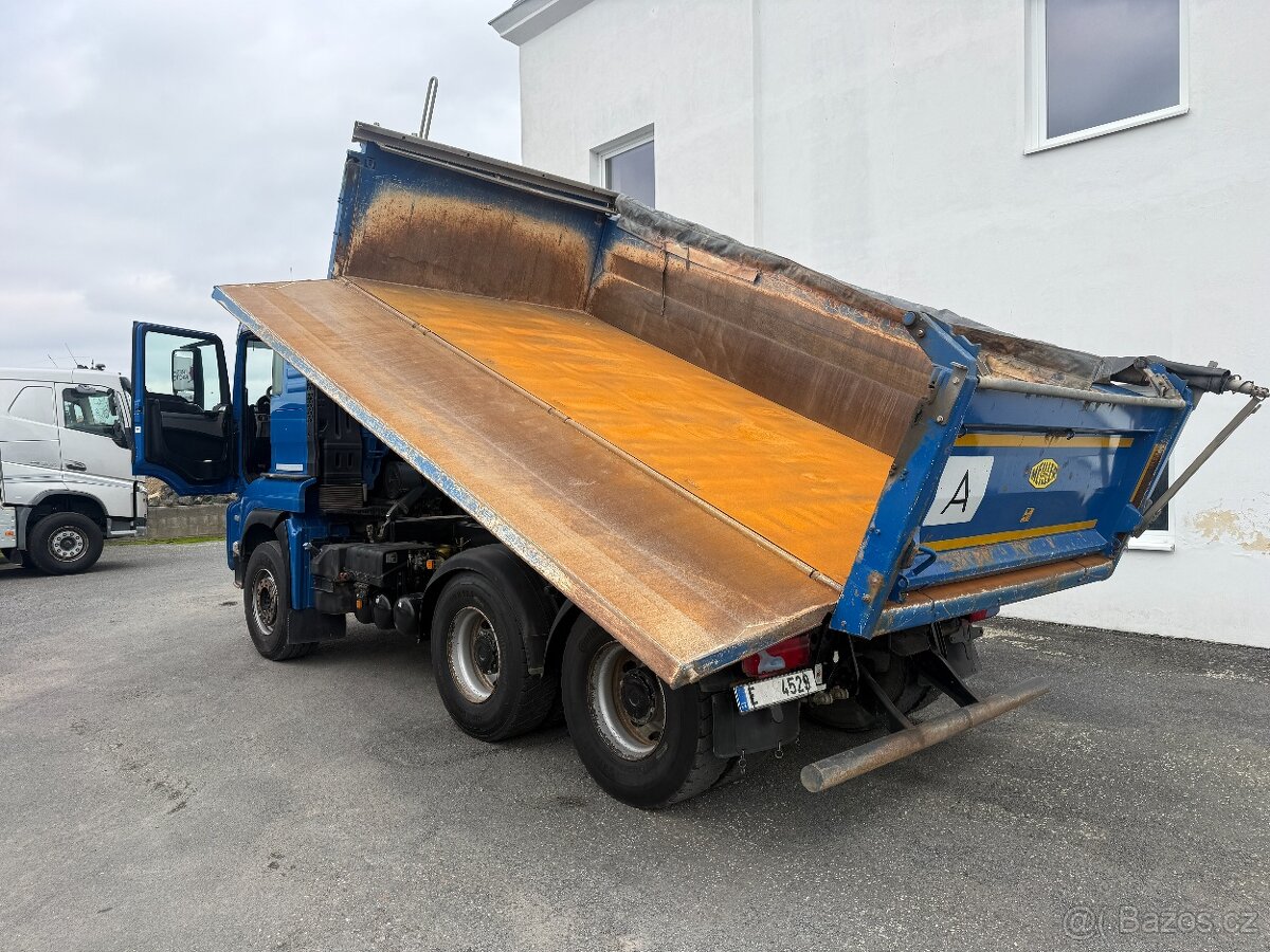 MAN TGS 28.500 6x4 třístranný sklápěč Bordmatic RETARDER - 9