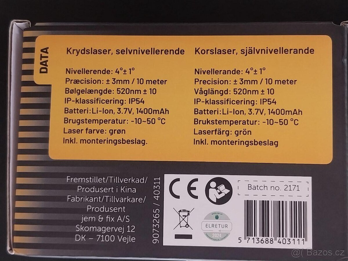 FALKE křížový laser - 9