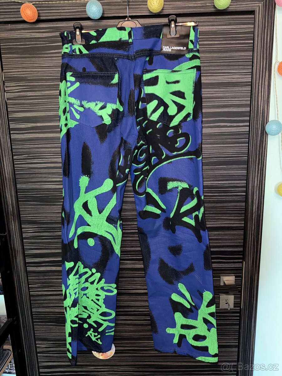 Karl Lagerfeld dzinova bunda a kalhoty set - 9