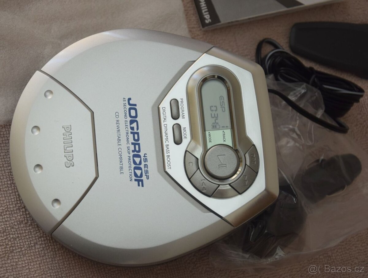 CD přehrávač Philips AX-5105, mnoho příslušenství, nový - 9