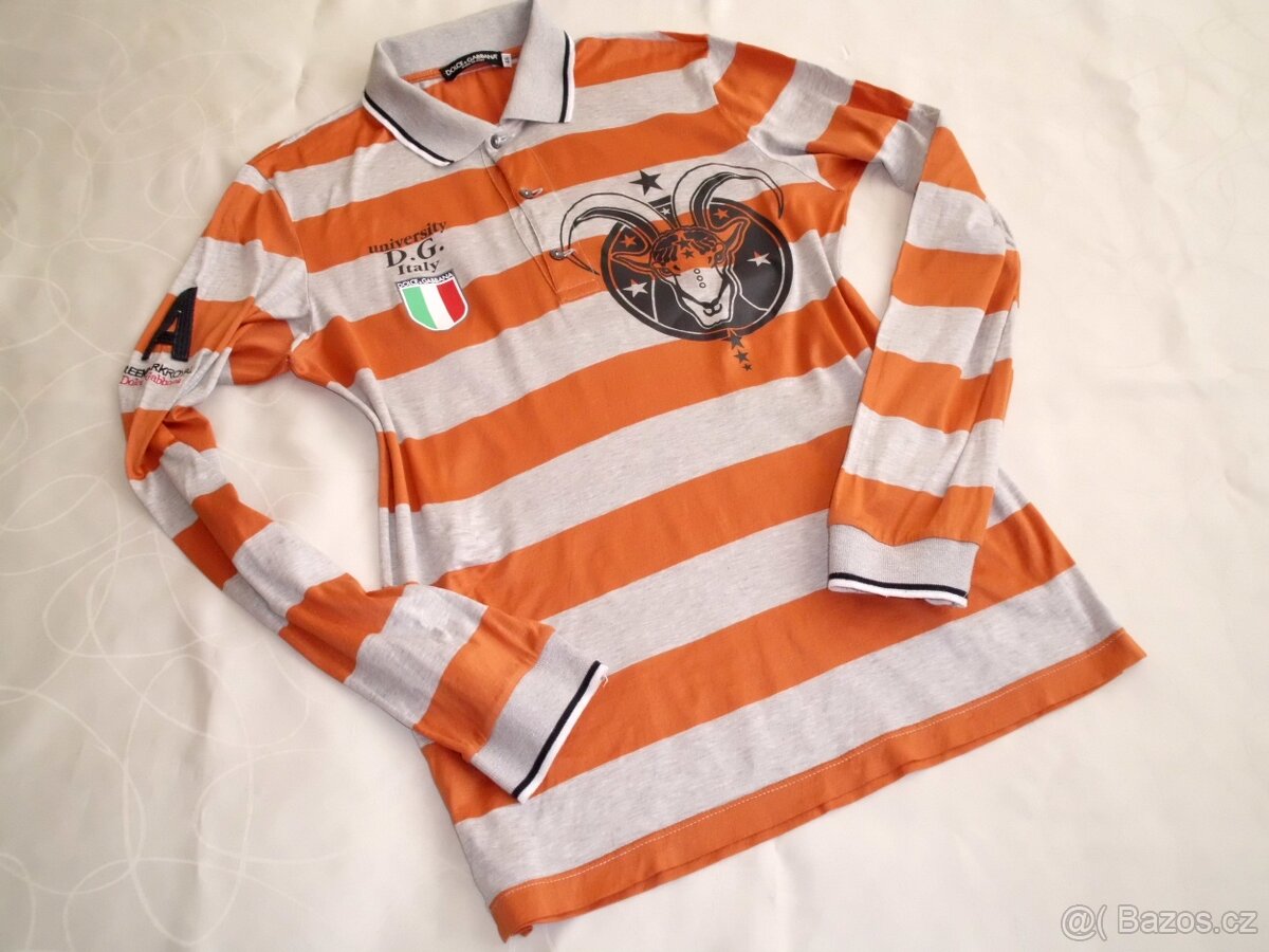 Dolce&Gabbana pánske slim pólo tričko M 48 - 9