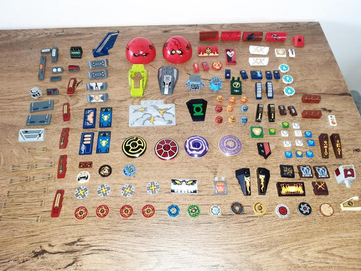Lego různé kostičky atyp , s potisky - prostě vše .. - 9