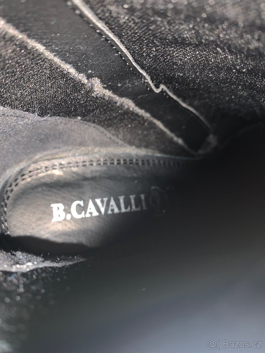Nádherné kožené kozačky zn.B. Cavalli/top stav/nové - 9