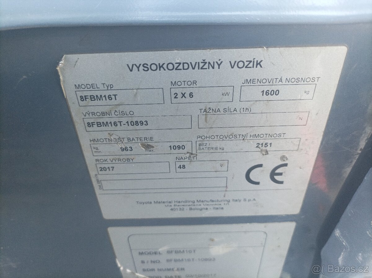 Vysokozdvižný vozík Toyota - 9