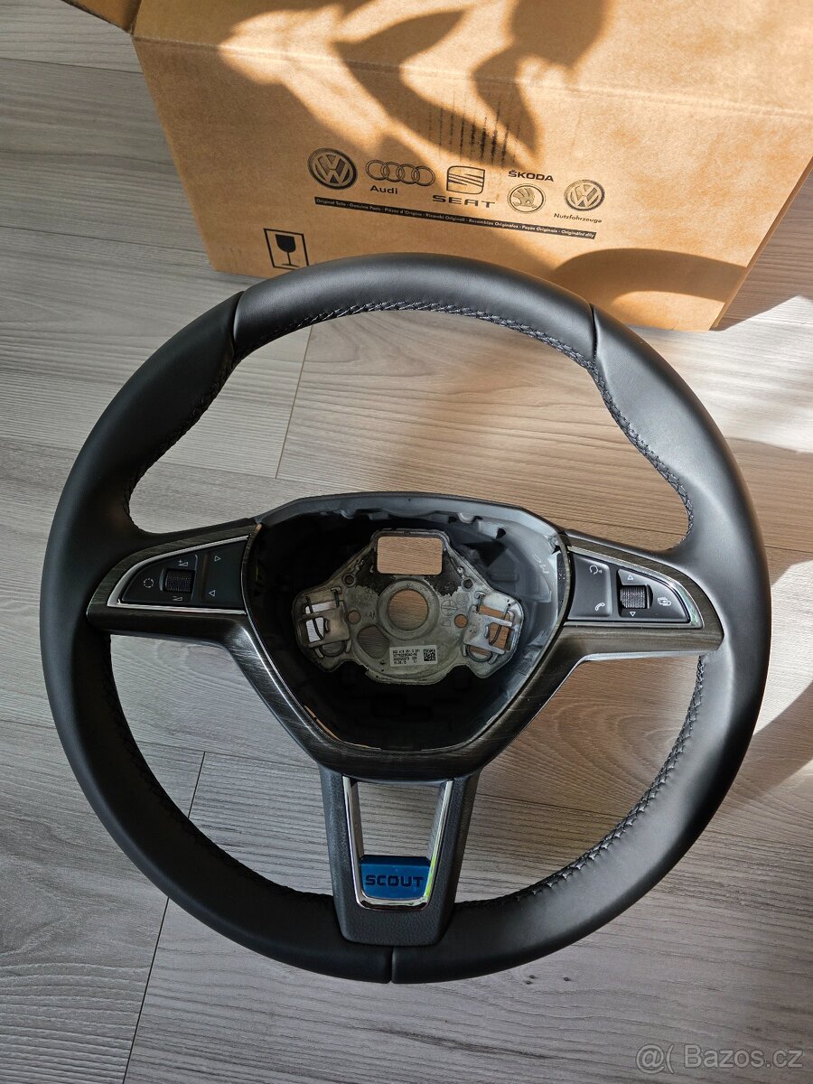 Nový kožený volant Škoda Scout - 9