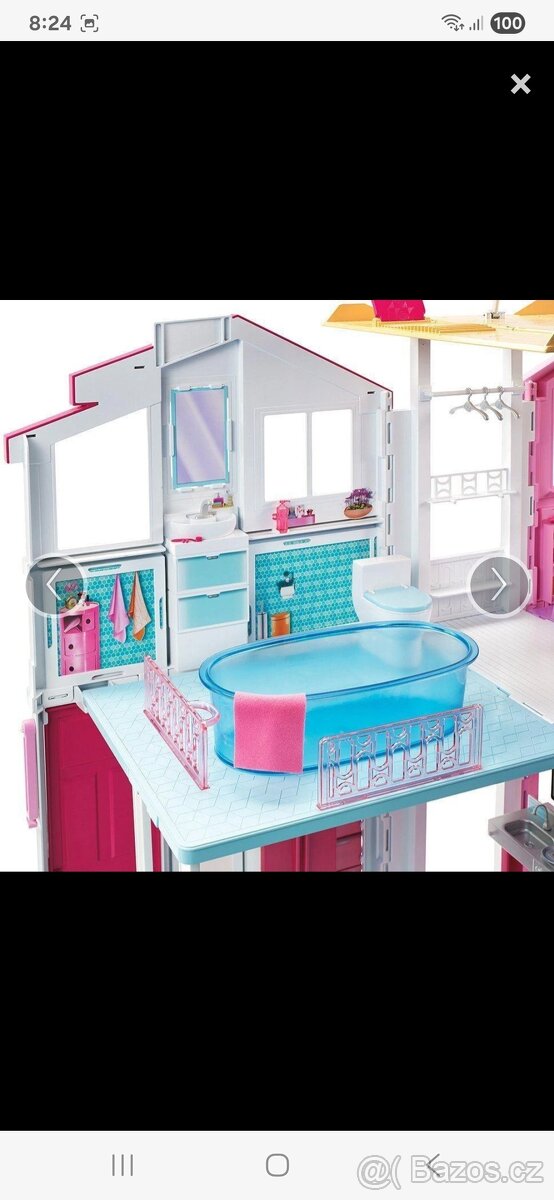 Barbie dům s výtahem Mattel - 9