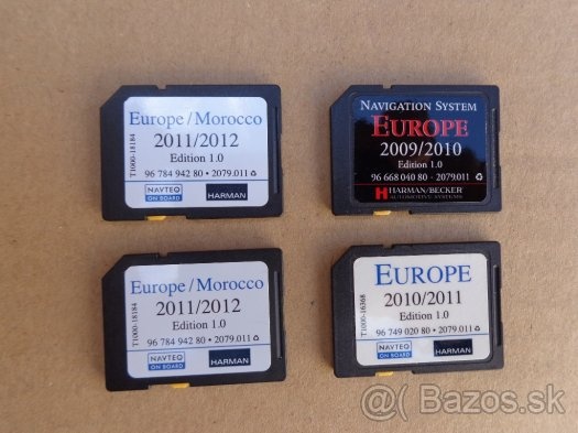 Predám Navigation karty SD+CD - 9