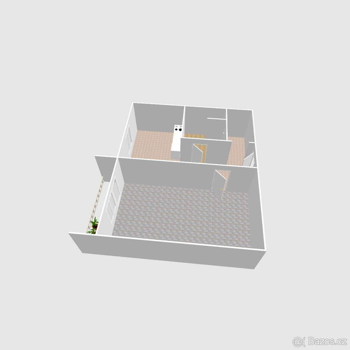 Pronájem bytu 1+1 41 m², Bystrc - 9