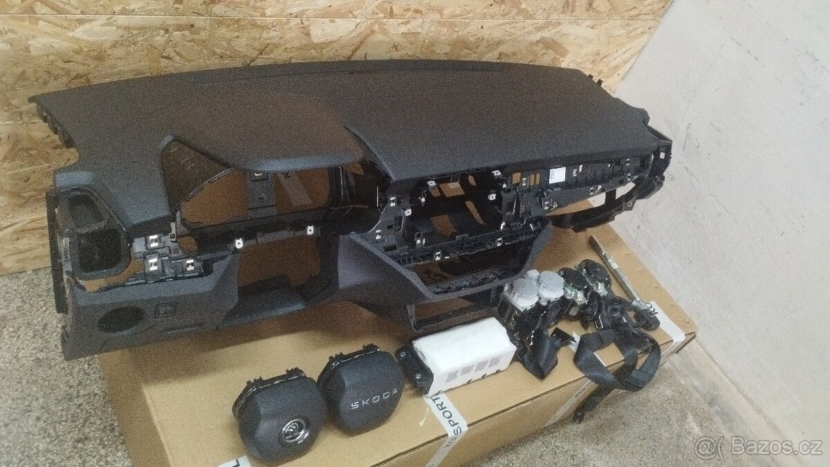 Airbagová sada Škoda fabia 4 s originální deskou - 9