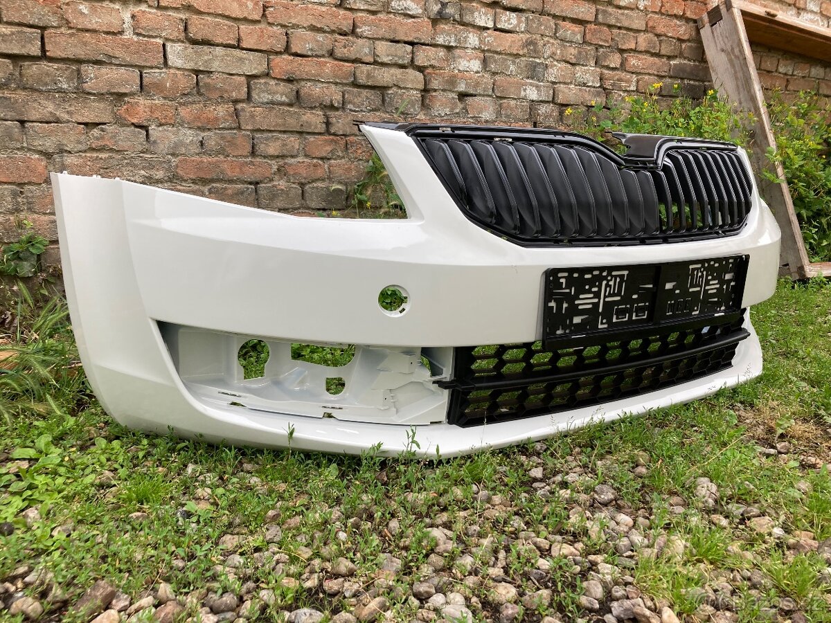 Přední nárazník Octavia 3,III bílý LF9E, 9B9B,1026 - 9
