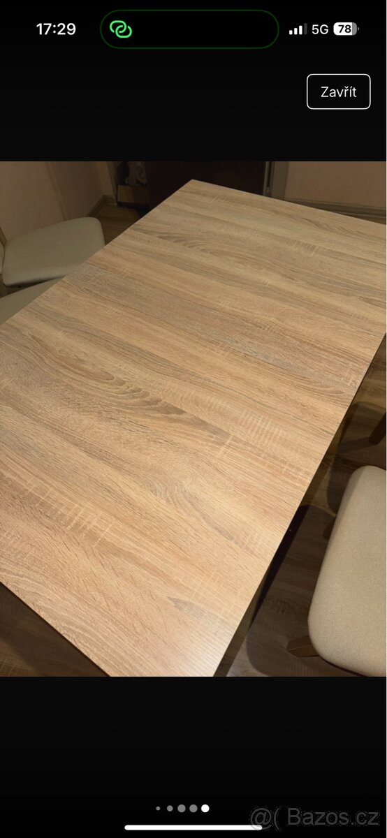 Jídelní stůl + 4 židle - 9
