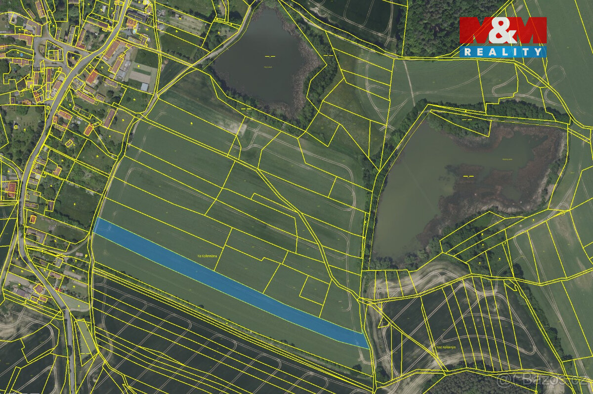 Prodej pole, 11369 m², Zbýšov - 9