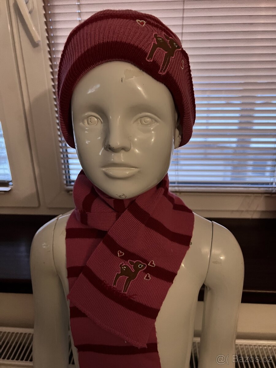 Zimní dětský set čepice a šály - 9