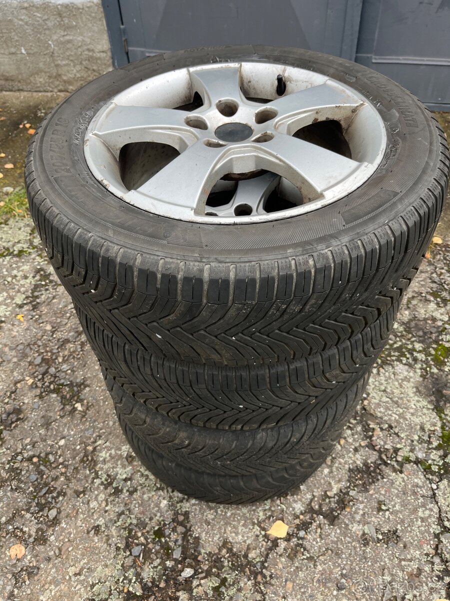 Kola 205/55/16 zimní 2x6mm,2x5mm, 5x112, vw, seat, škoda atd - 9