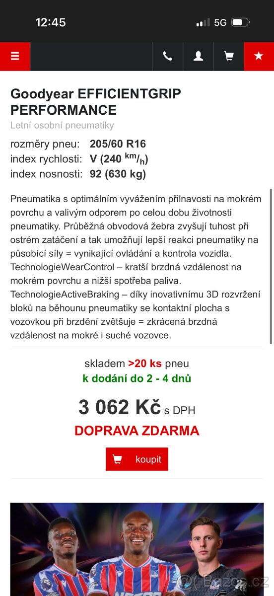 Letní Pneu 205/60 R16 - 9