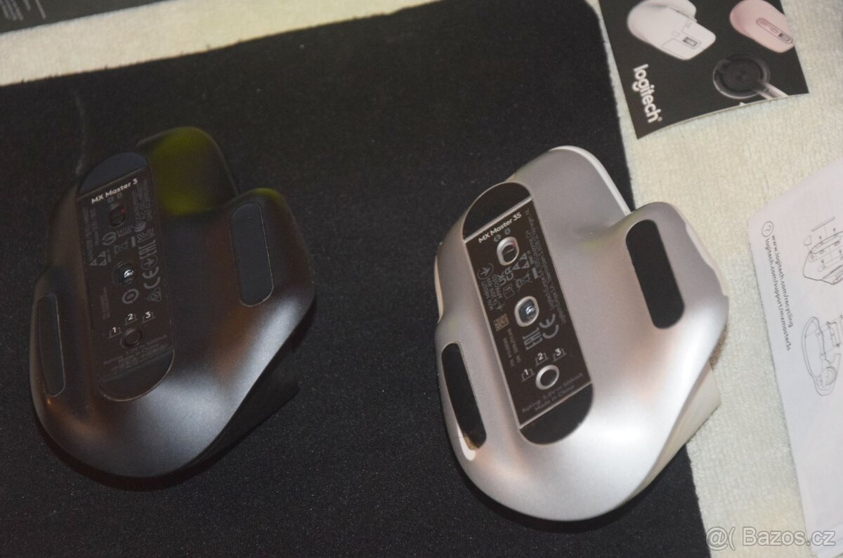 Bezdrát. Logitech MX Master 3/3S 2 kusy+ 2x USB přijímače - 9