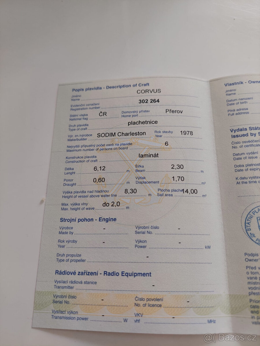 Kajutová plachetnice - 9