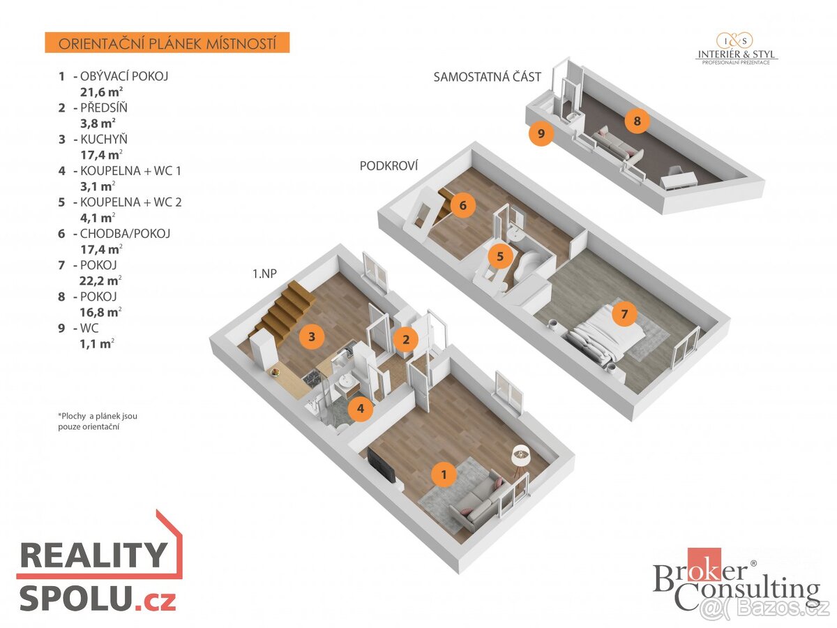 Prodej, domy/rodinný, 130 m2, V Chumberku 10, 25265 Holubice - 9