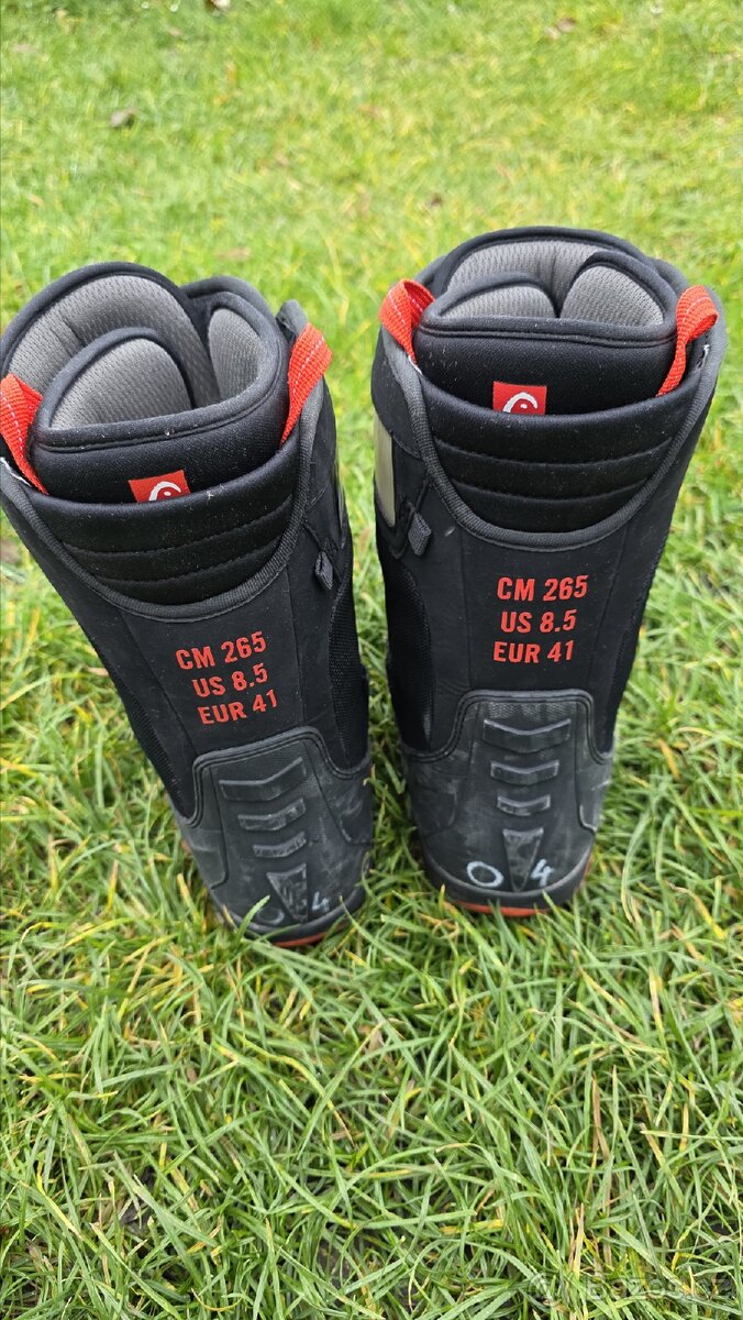 Set snowboard Burton 134 a boty Head 41 s BOA utahováním - 9