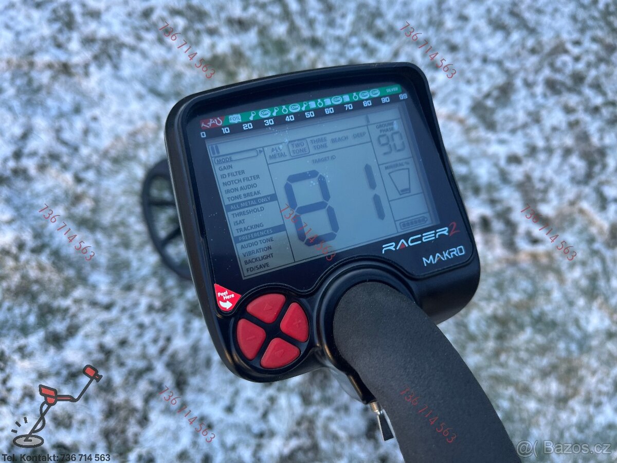Detektor kovů Makro Racer 2 - 9