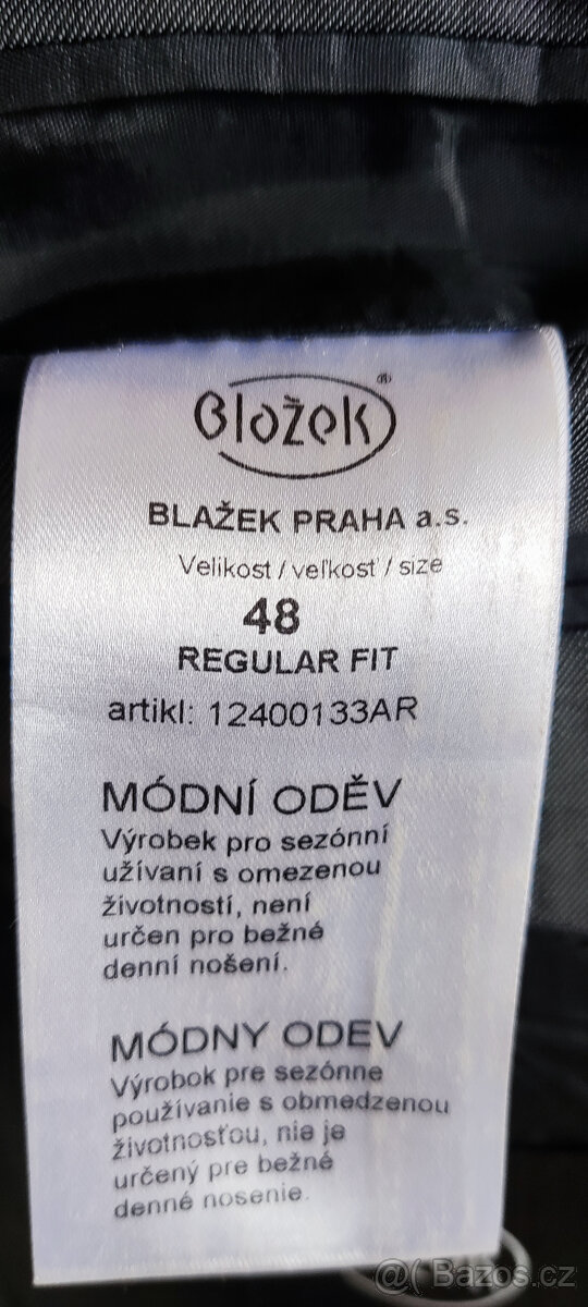 Pánský oblek Blažek - 9