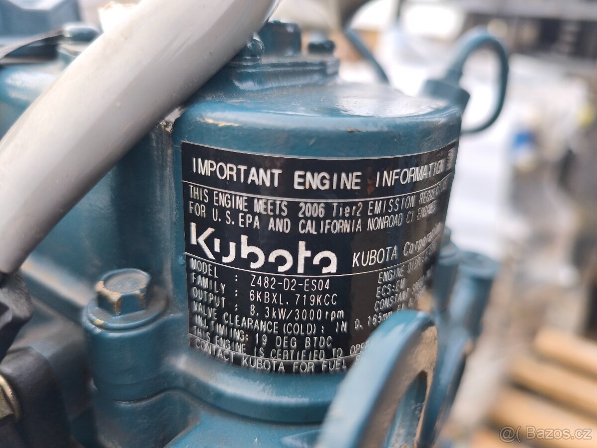 Kubota Z482 nový motor - 9