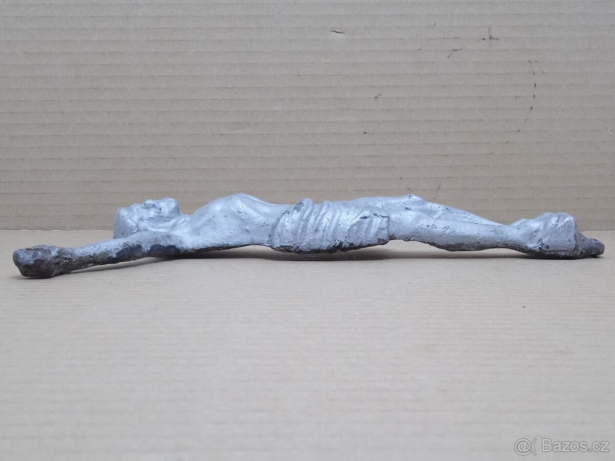 Ježíš Kristus Retro kovová soška - 9