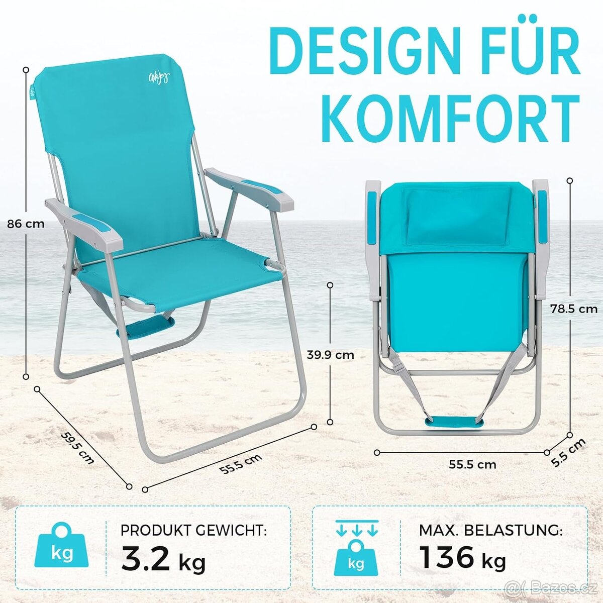 Skládací židle 2 kus - 9