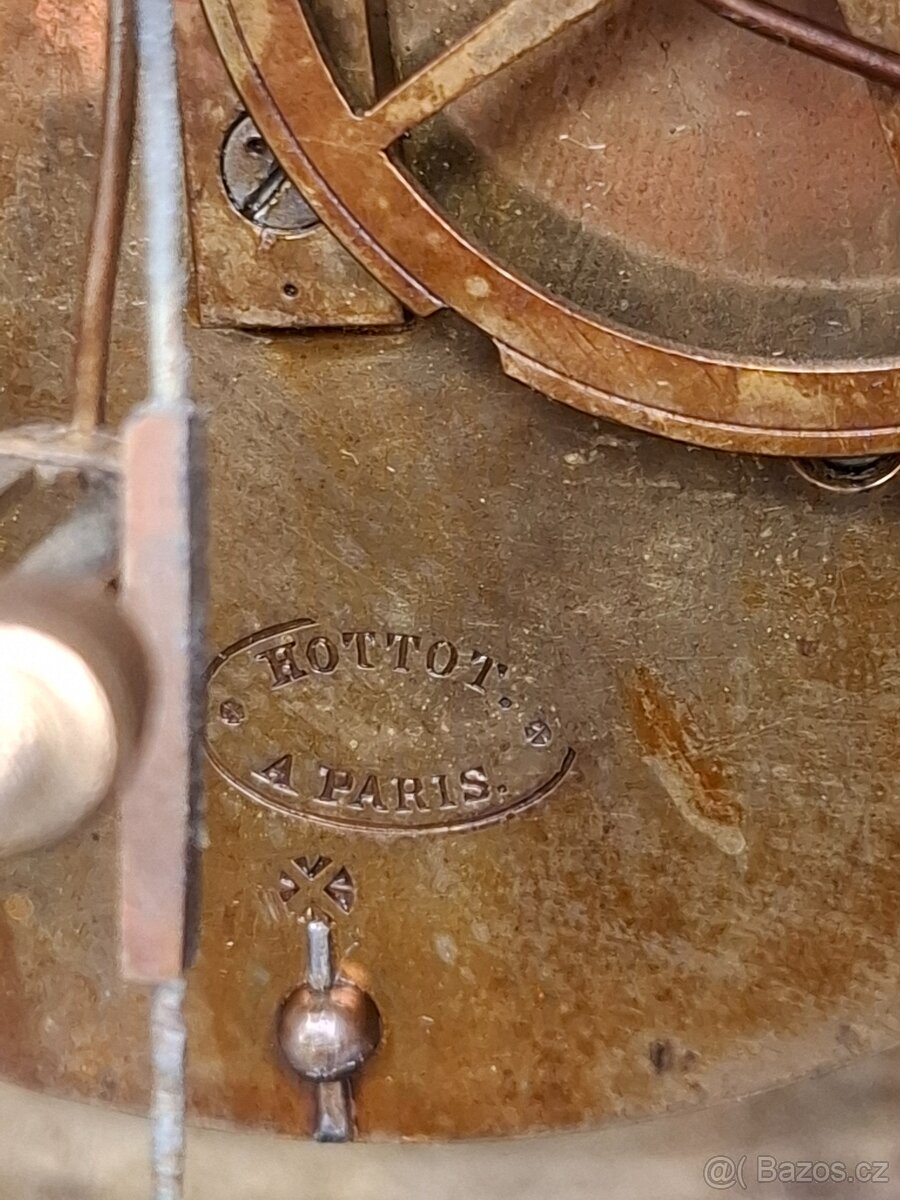 Starožitná francouzské figurální hodiny - 9