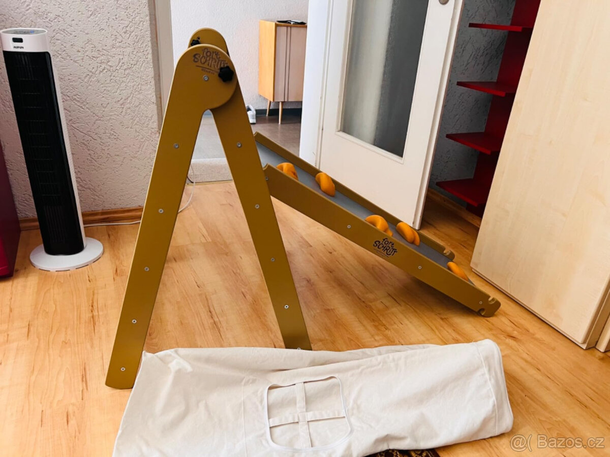 fortSCHRITT München® Lezecký dřevěný trojúhelník 3v1 (nový) - 9