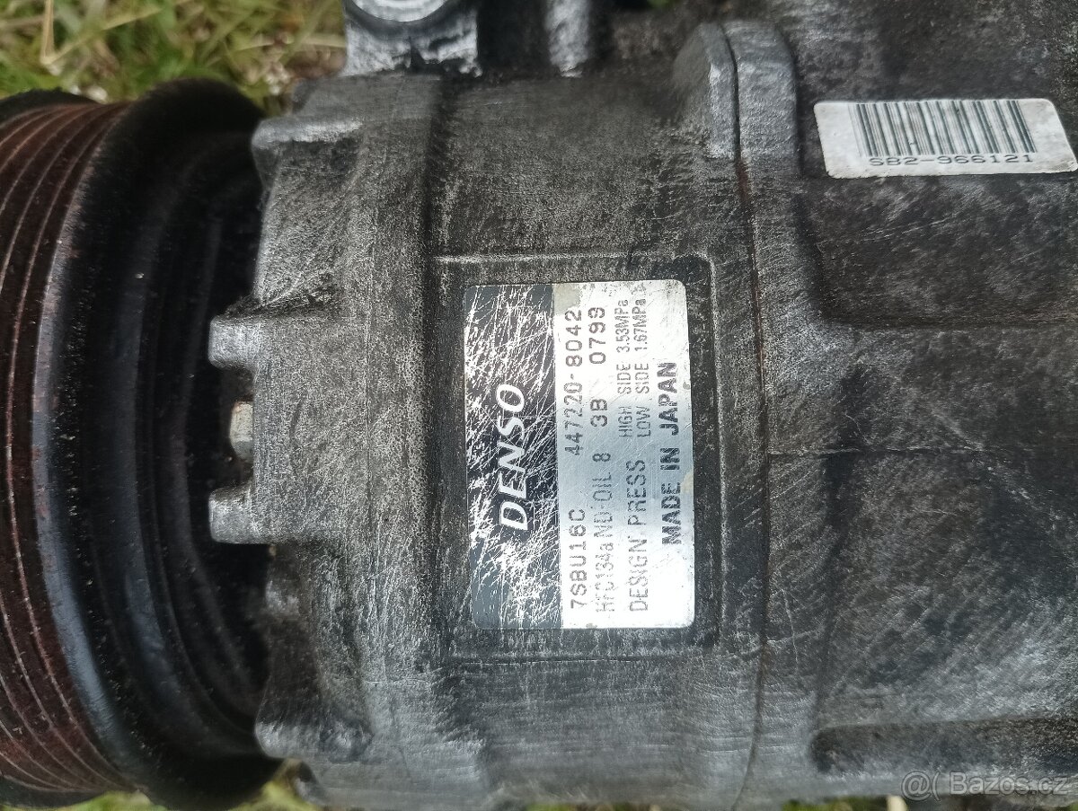 Saab 9-5 3.0 V6 - motor, alternátor, klimakompresor, servo - 9