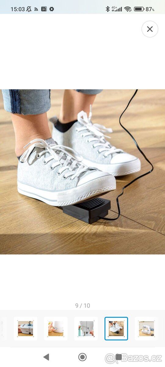 Šicí stroj Solac SW8220 Coton 12.0 bílý - 9